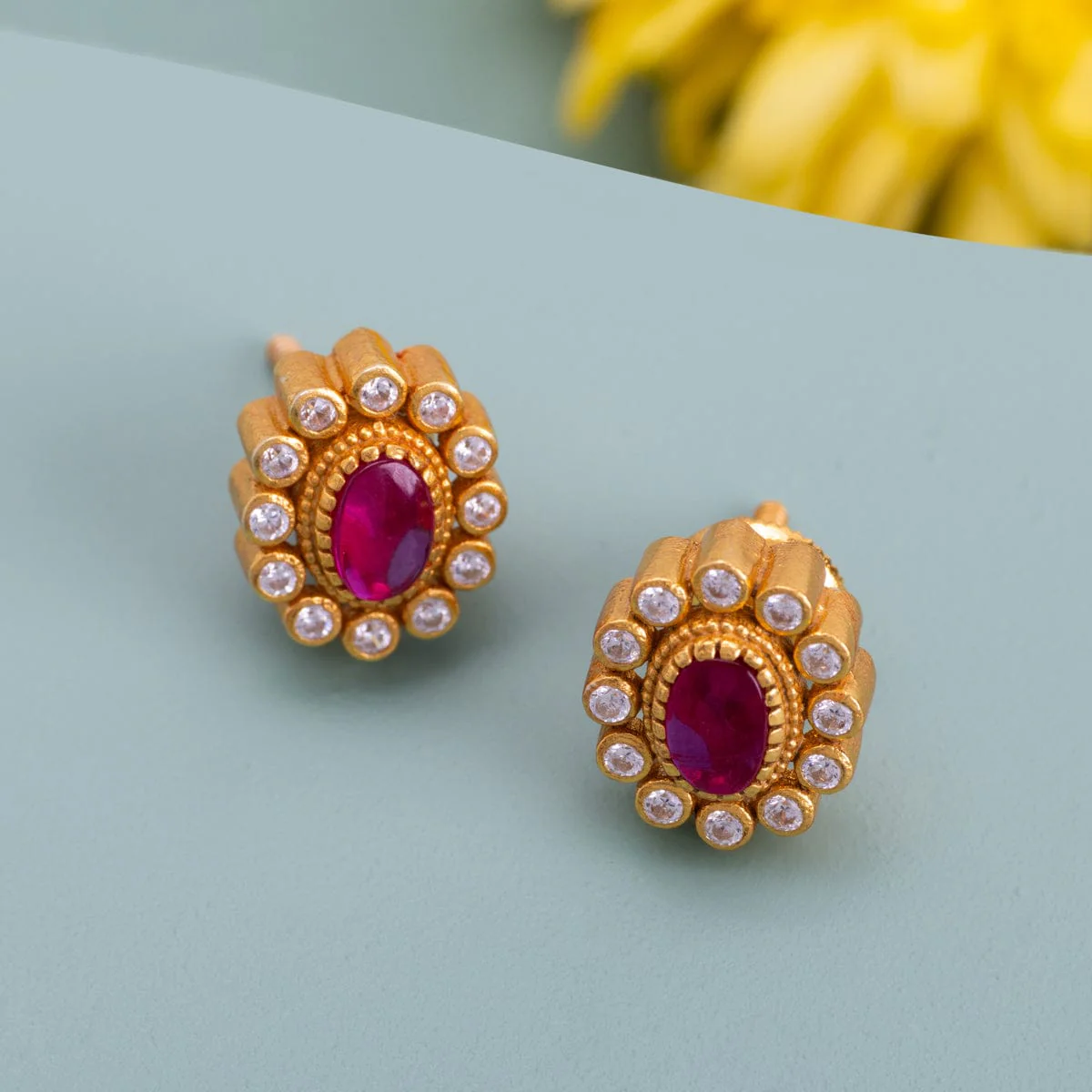 Silver Temple Earring 186506 - Image 2
