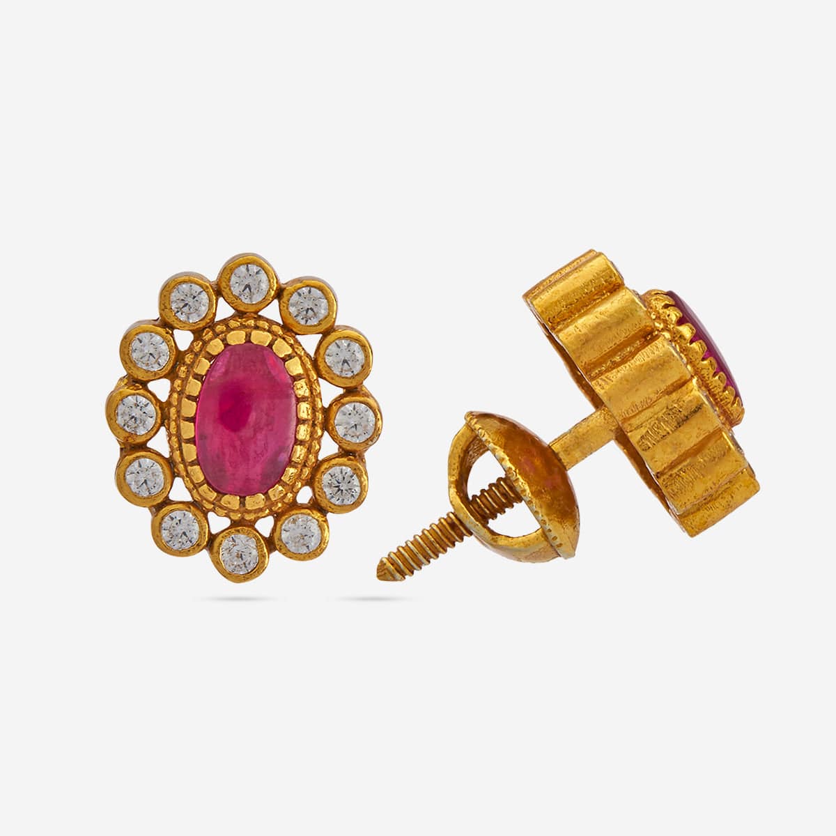 Silver Temple Earring 186506 - Image 5