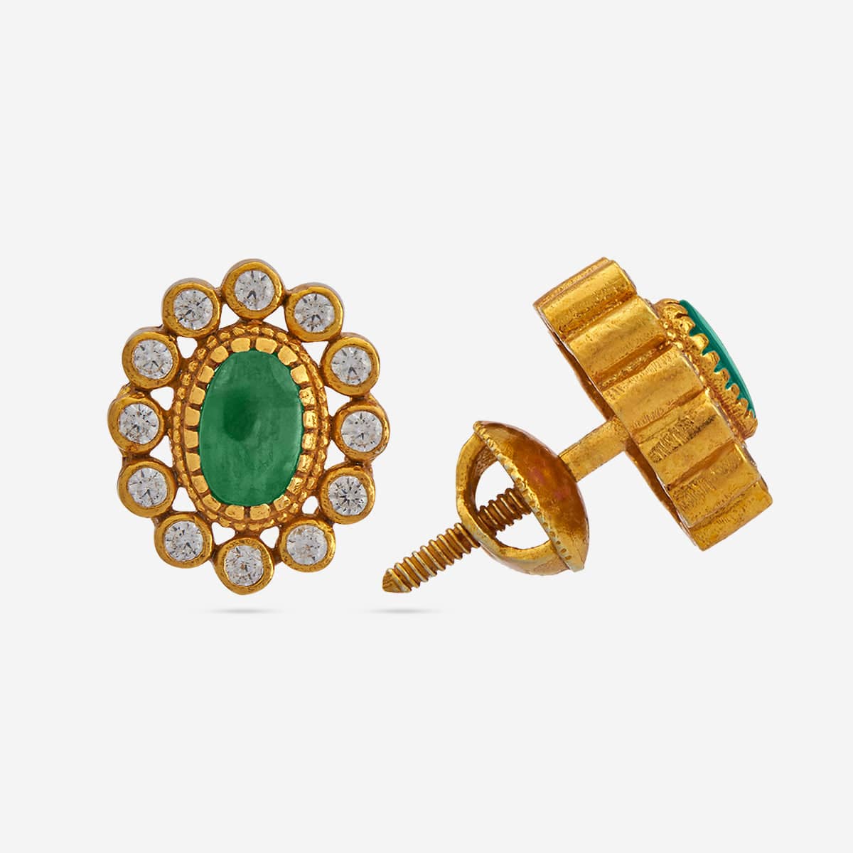 Silver Temple Earring 186506 - Image 8