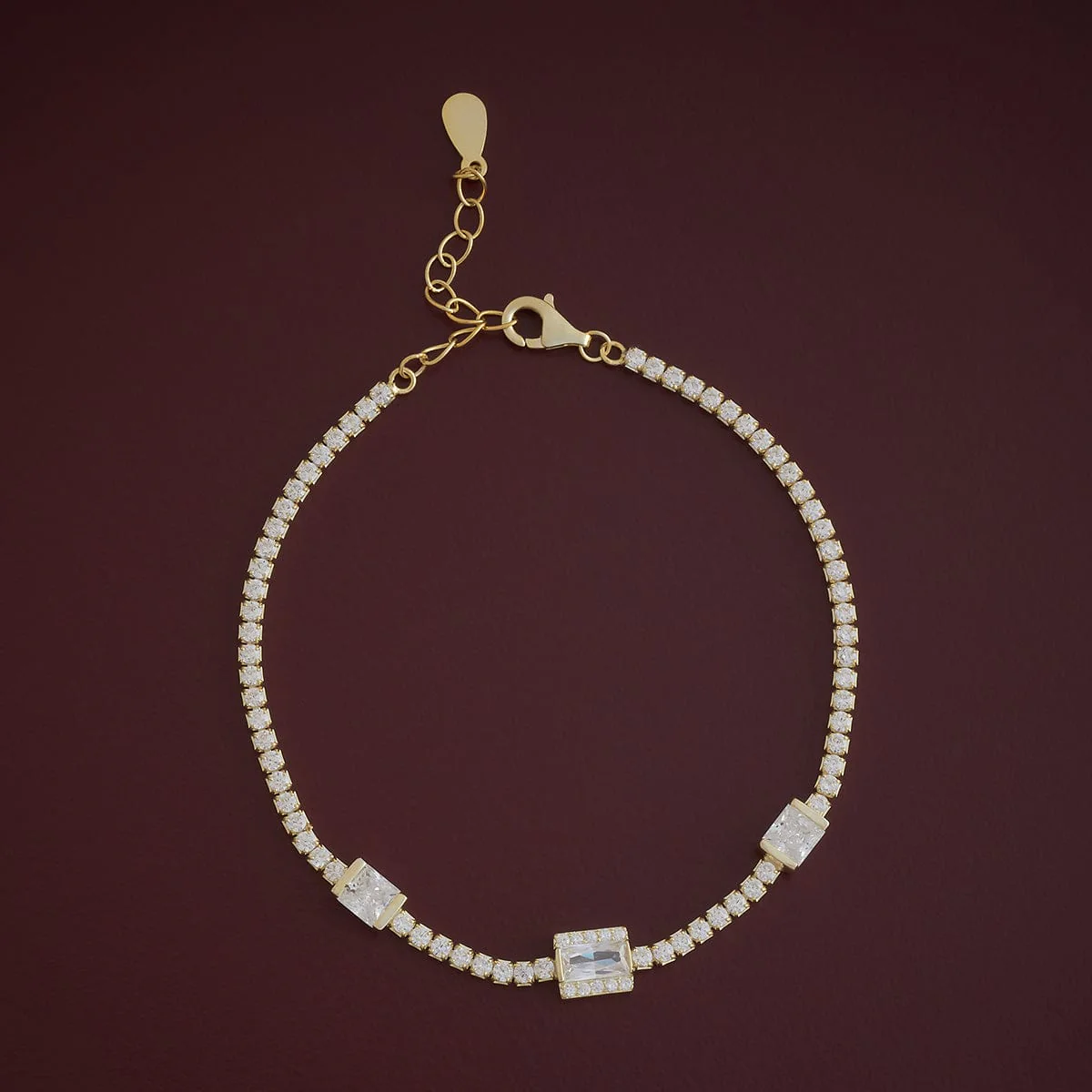 92.5 Silver Bracelet 180667 - Image 4