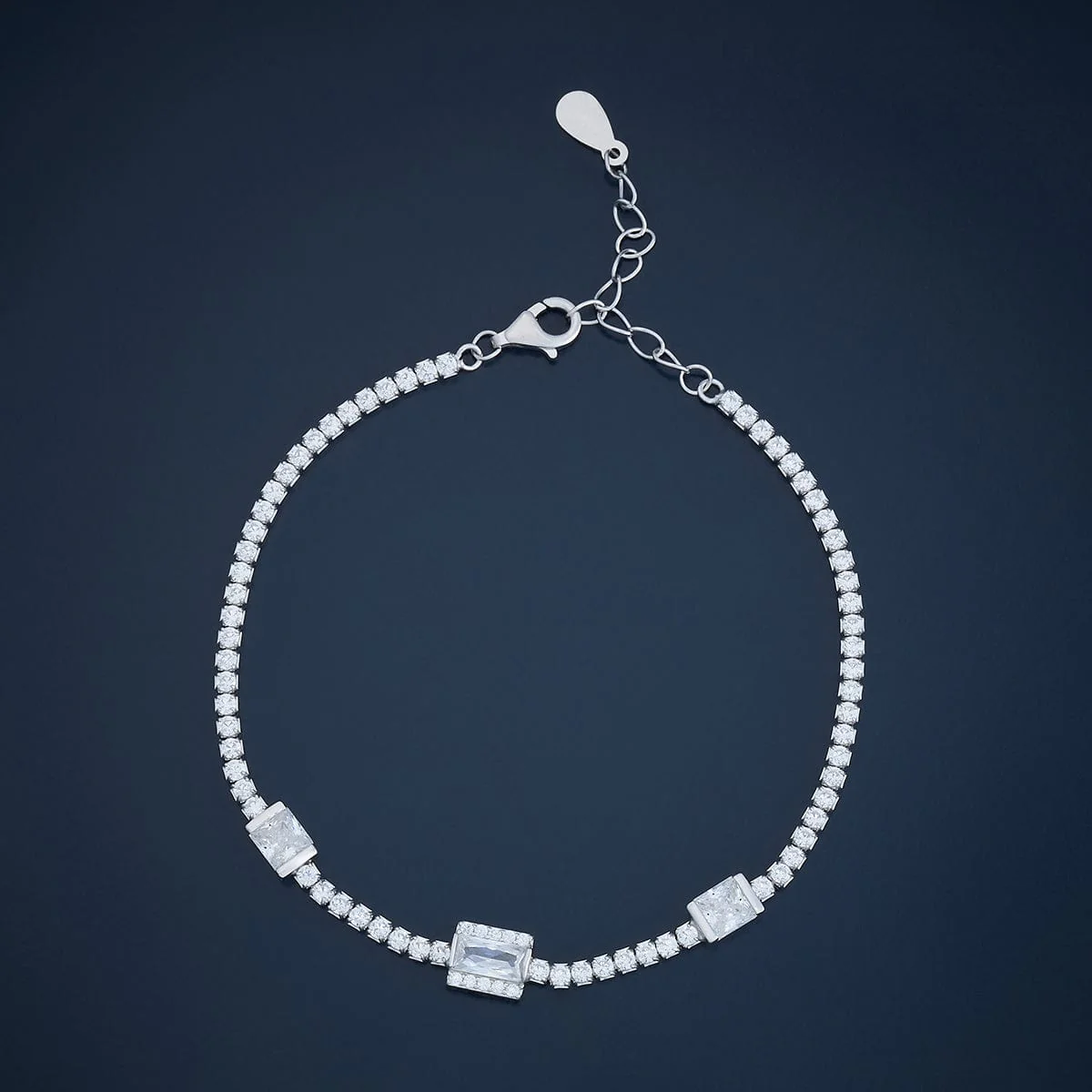 92.5 Silver Bracelet 180667 - Image 6