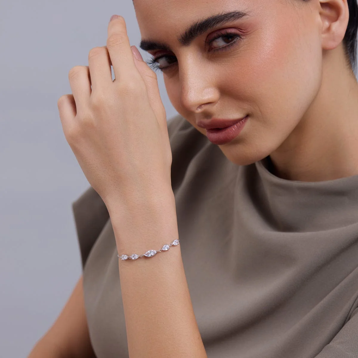 92.5 Silver Bracelet 180668 - Image 2