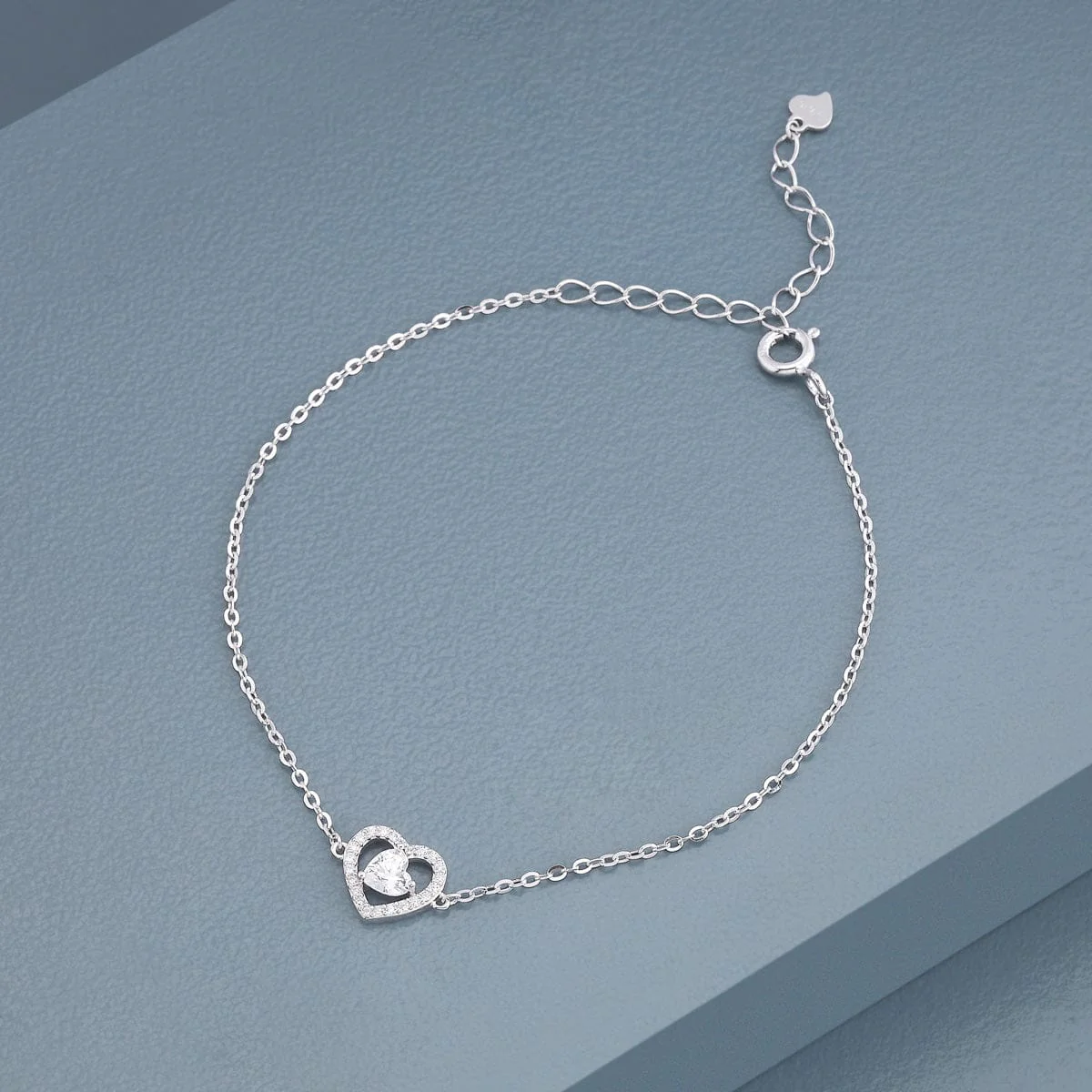 92.5 Silver Bracelet 191283 - Image 6