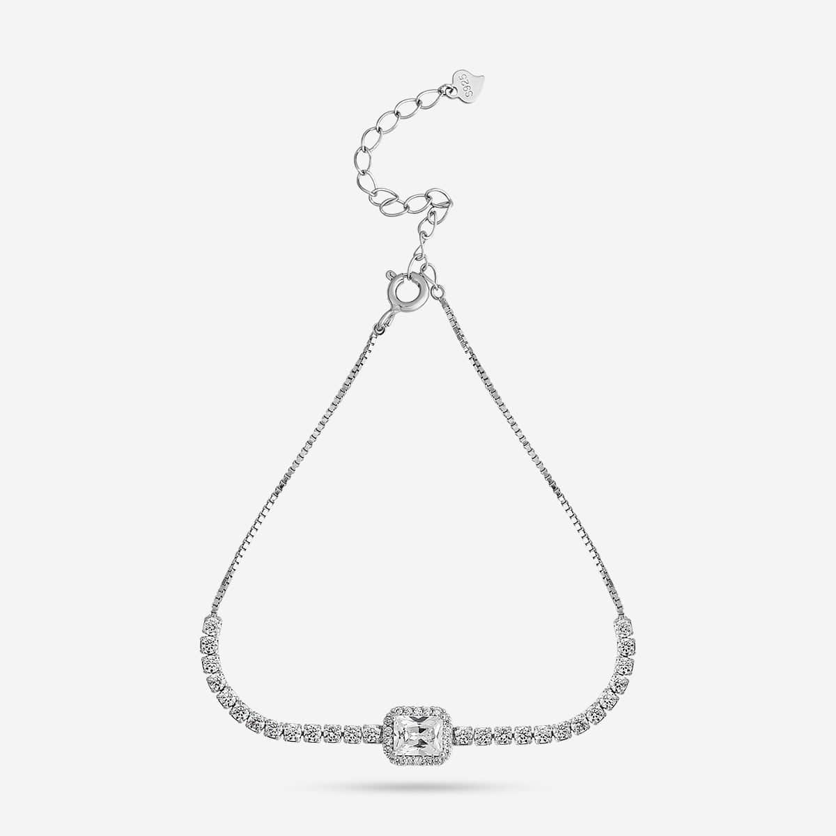 92.5 Silver Bracelet 191284 - Image 5