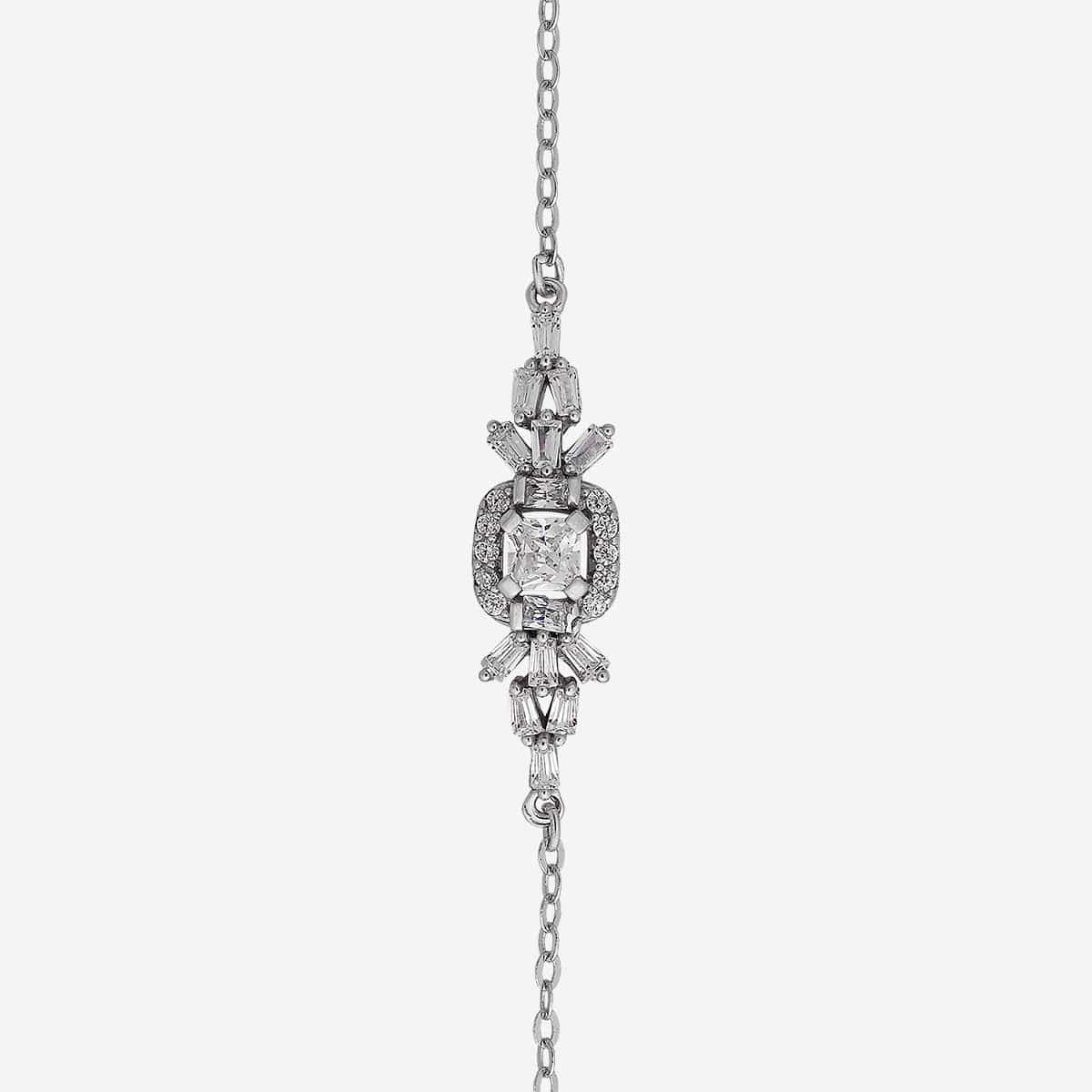 92.5 Silver Bracelet 191292 - Image 7