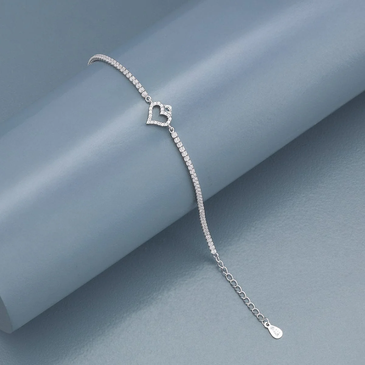 92.5 Silver Bracelet 191304 - Image 2