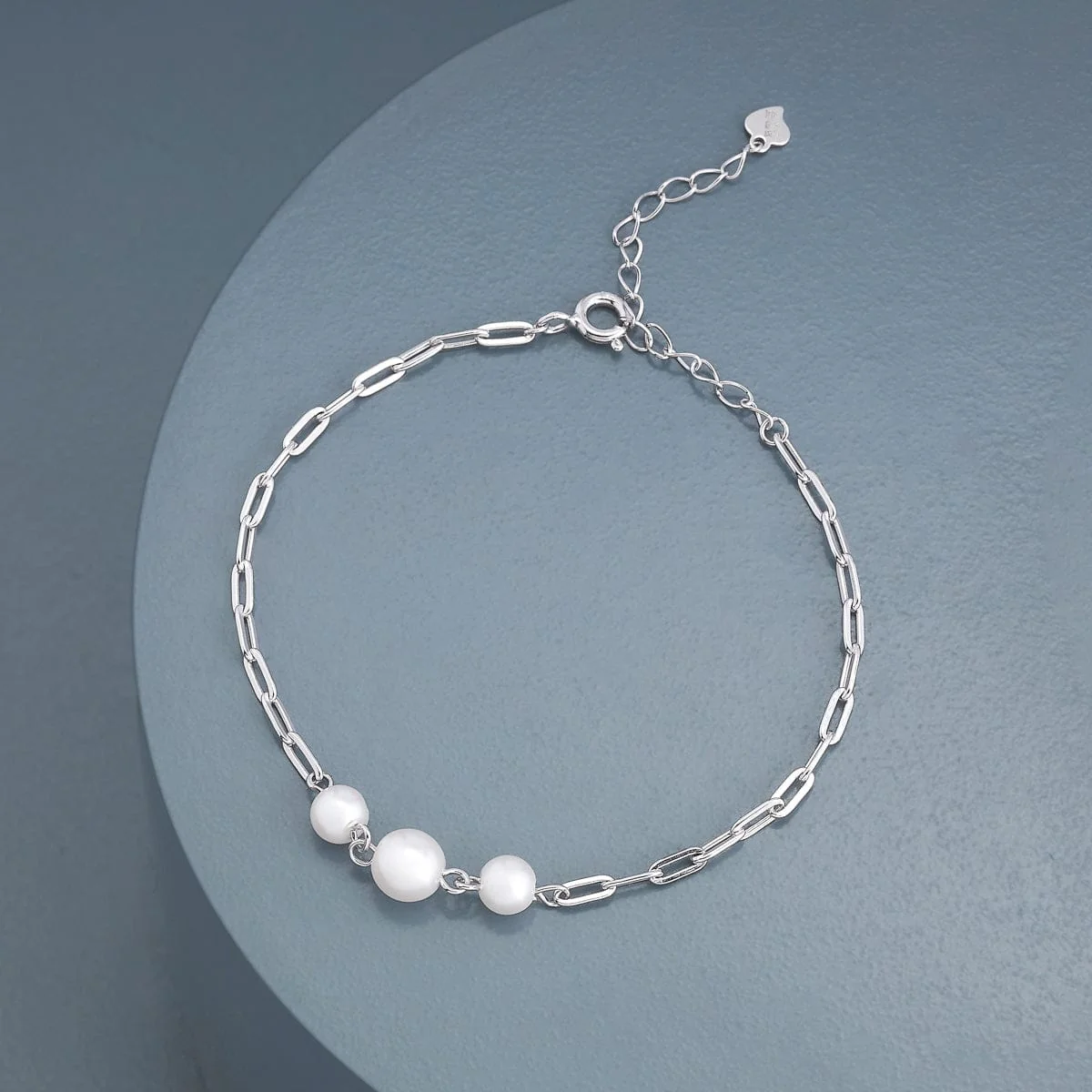92.5 Silver Bracelet 191378 - Image 5