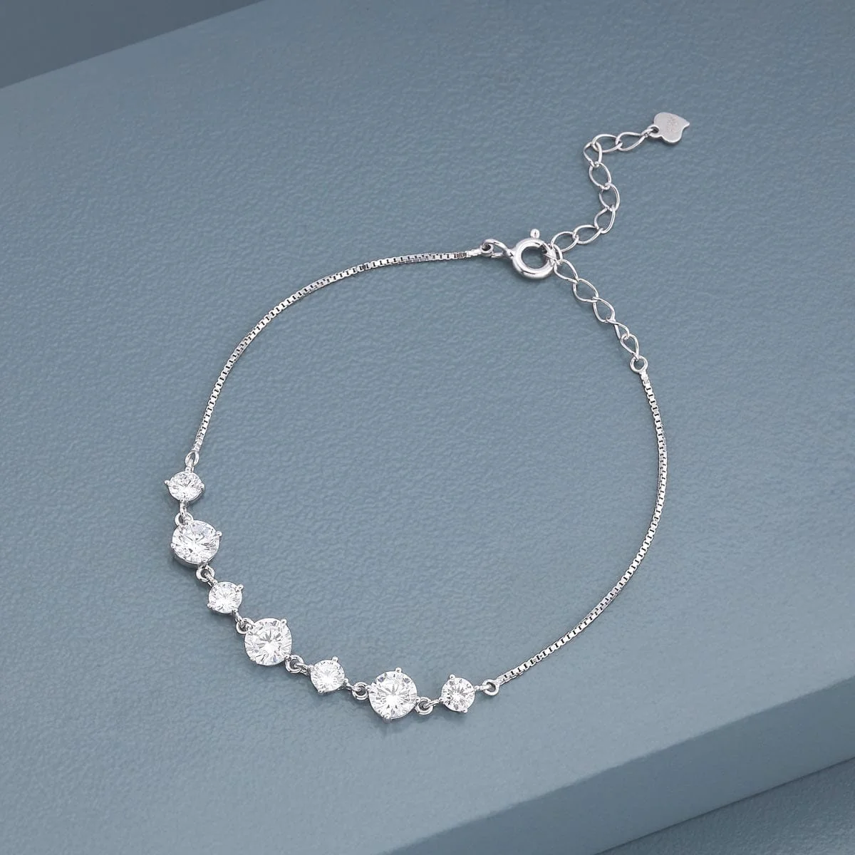 92.5 Silver Bracelet 191384 - Image 6