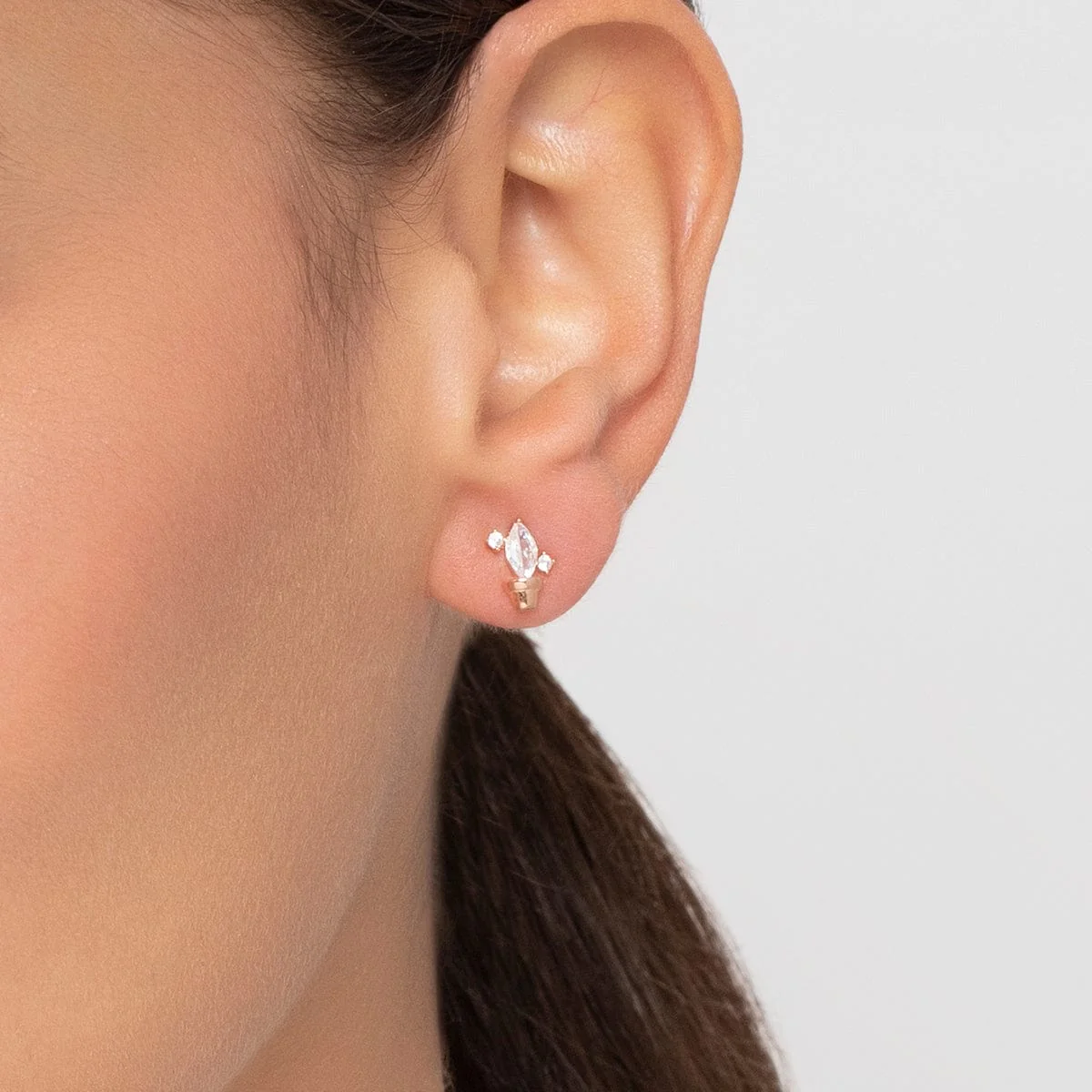 92.5 Silver Earring 160903 - Image 2