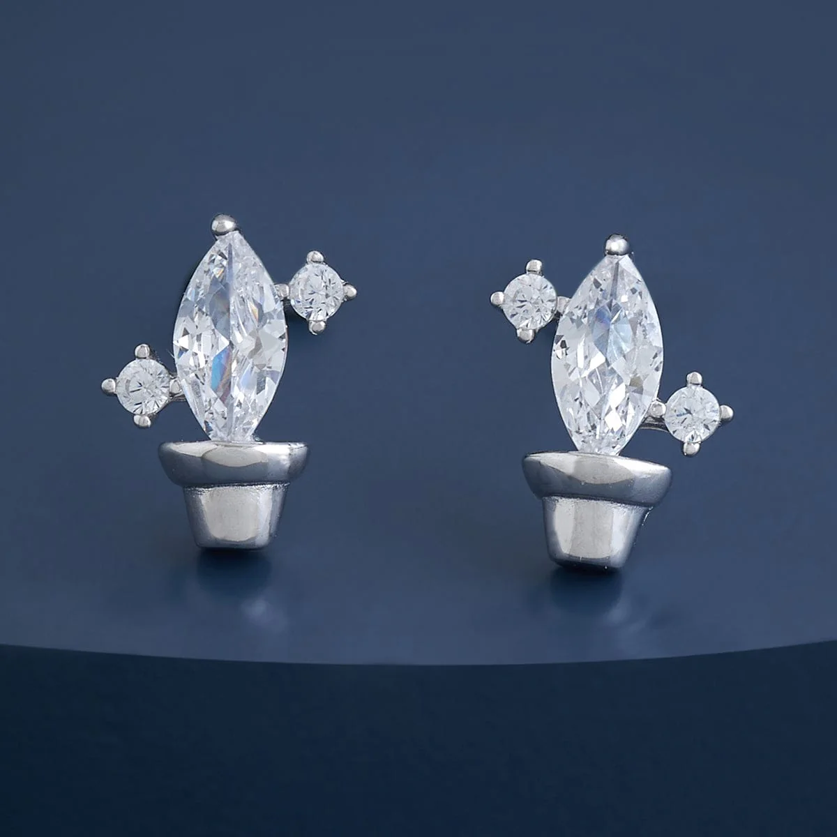 92.5 Silver Earring 160903 - Image 6