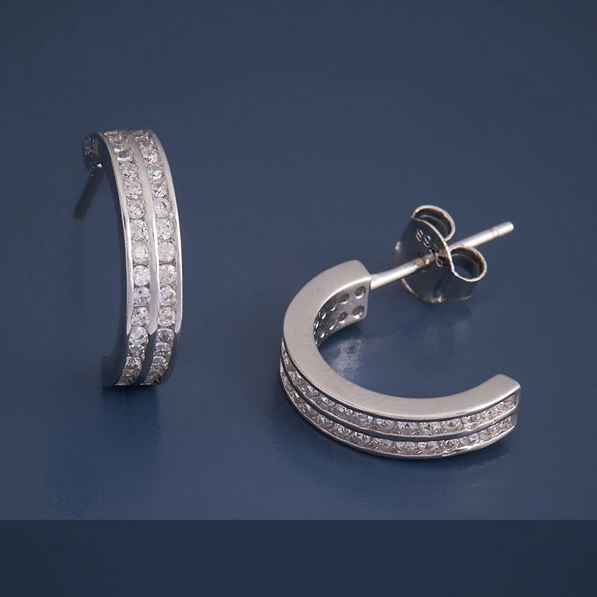 92.5 Silver Earring 164275 - Image 4