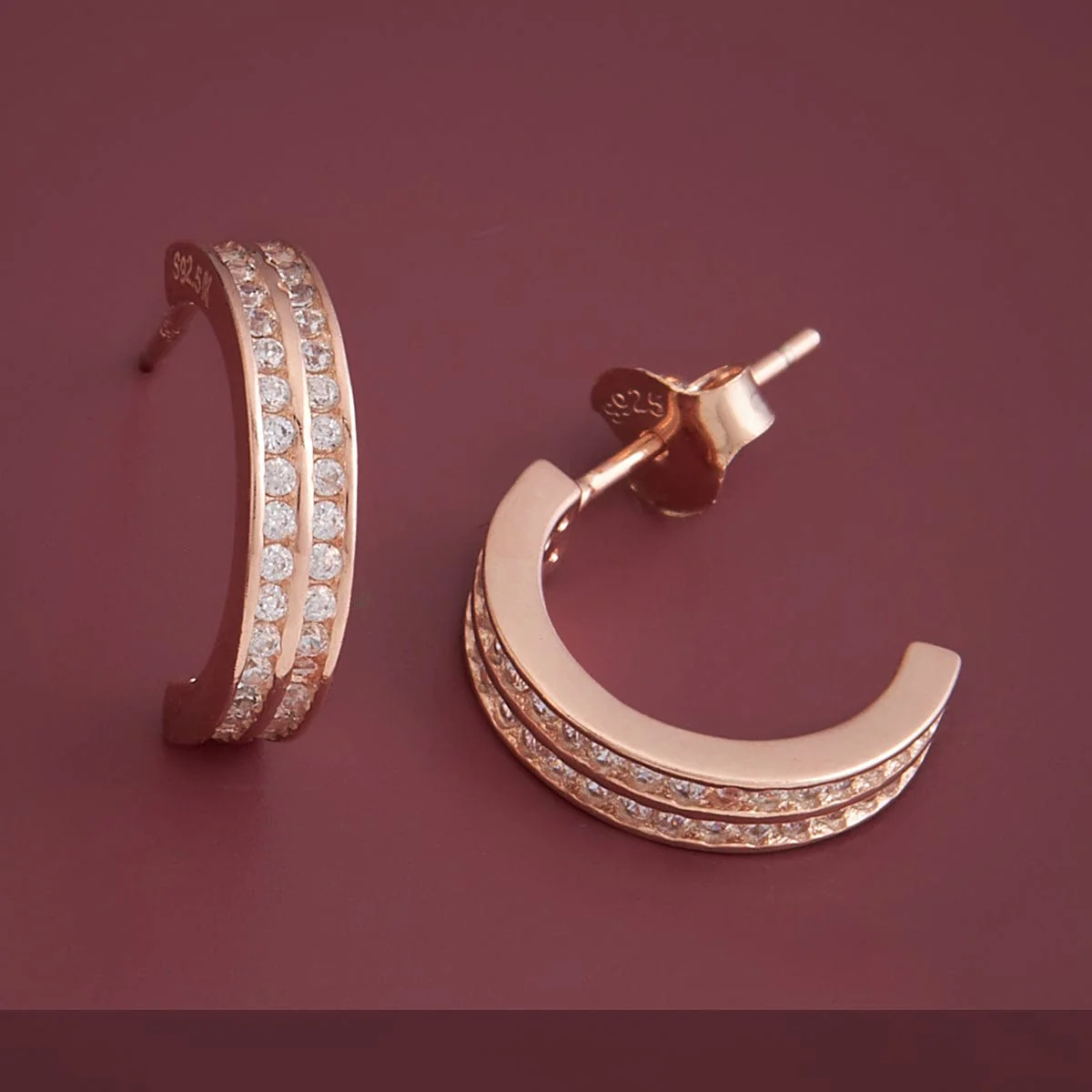 92.5 Silver Earring 164275 - Image 9