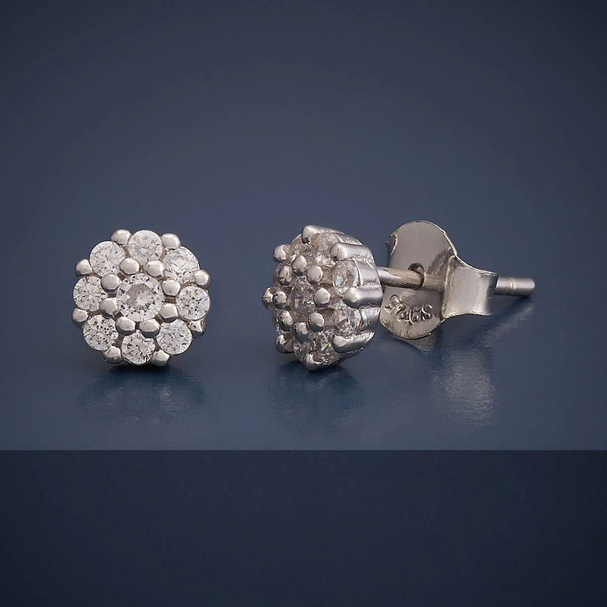 92.5 Silver Earring 164296 - Image 2
