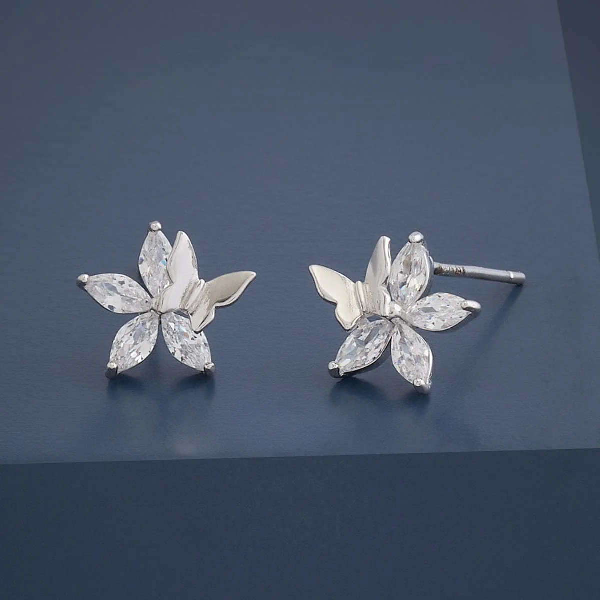 92.5 Silver Earring 168085 - Image 2