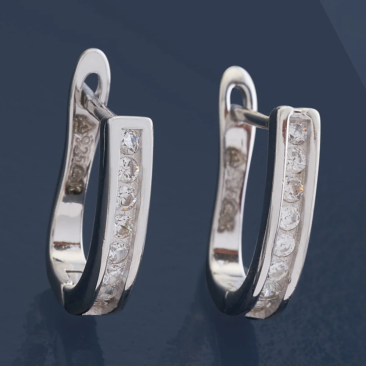 92.5 Silver Earring 176473 - Image 6
