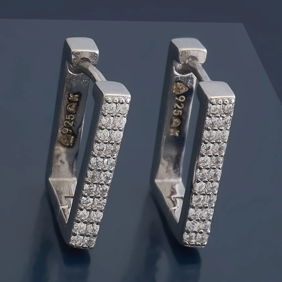 92.5 Silver Earring 176478 - Image 7