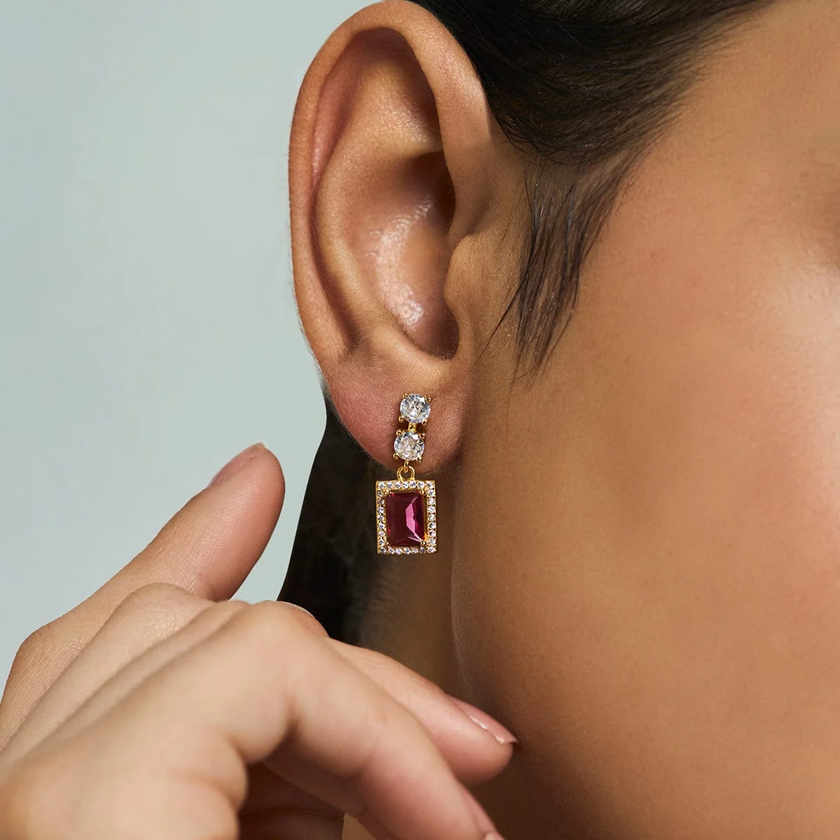 92.5 Silver Earring 176530 - Image 2