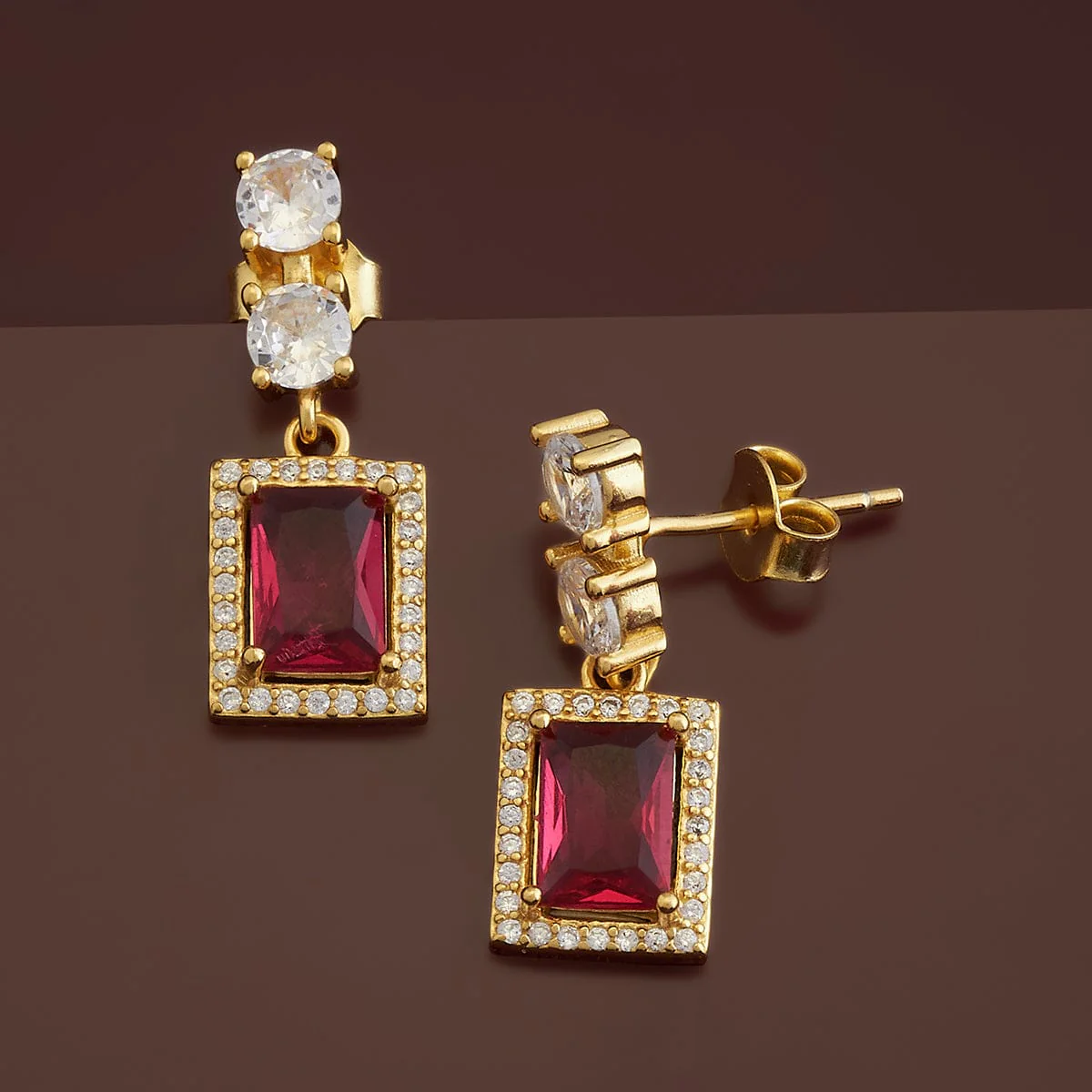 92.5 Silver Earring 176530 - Image 6