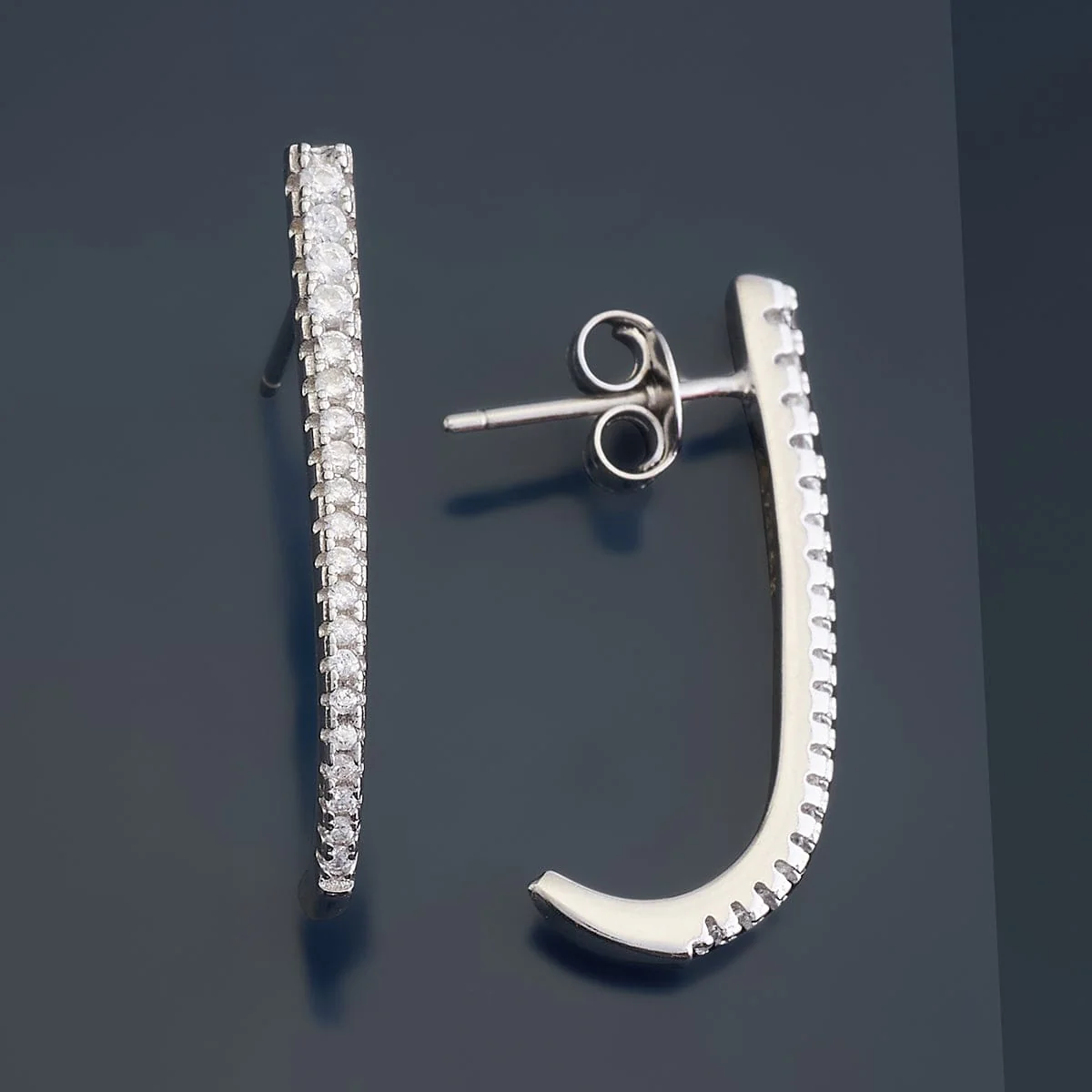 92.5 Silver Earring 176602 - Image 8