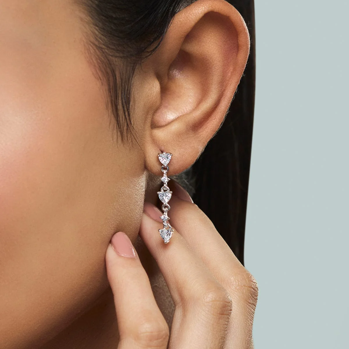 92.5 Silver Earring 176604 - Image 2