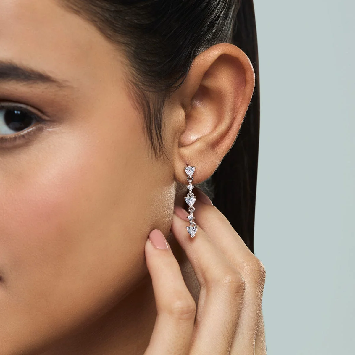 92.5 Silver Earring 176604 - Image 3