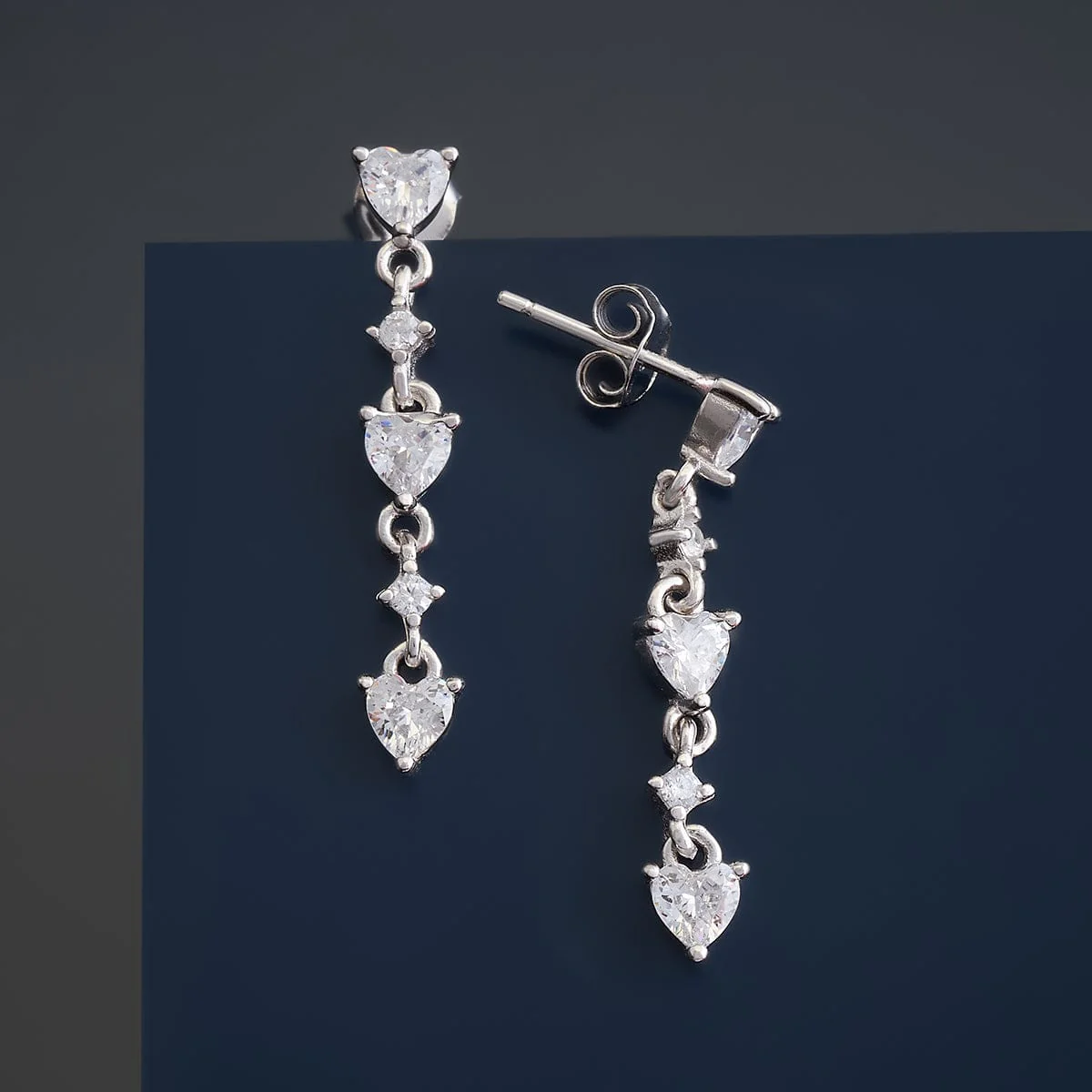 92.5 Silver Earring 176604 - Image 4