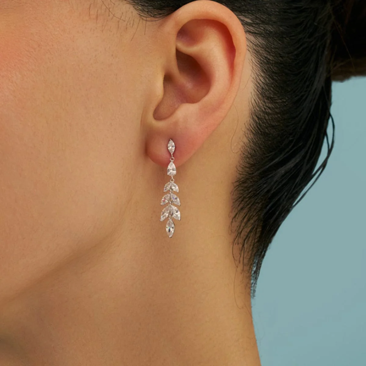 92.5 Silver Earring 180579 - Image 2