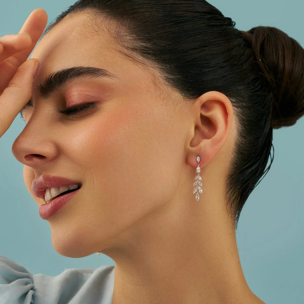92.5 Silver Earring 180579 - Image 3