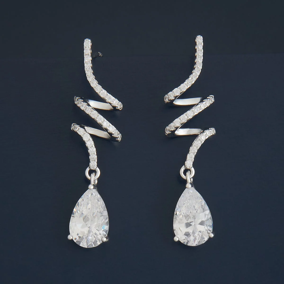 92.5 Silver Earring 180583 - Image 6