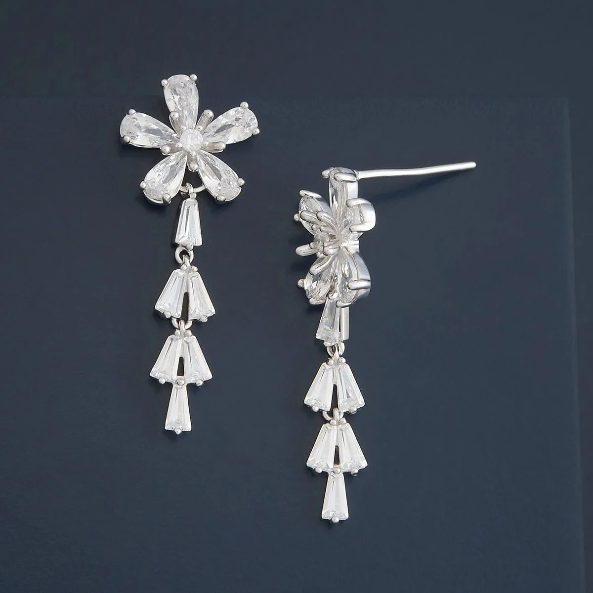 92.5 Silver Earring 180589 - Image 7