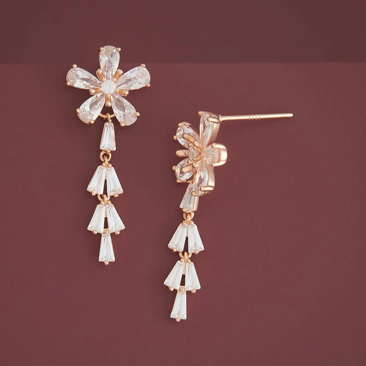 92.5 Silver Earring 180589 - Image 9