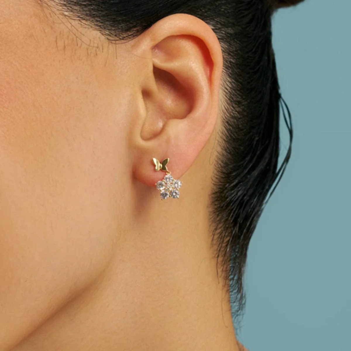 92.5 Silver Earring 180591 - Image 2