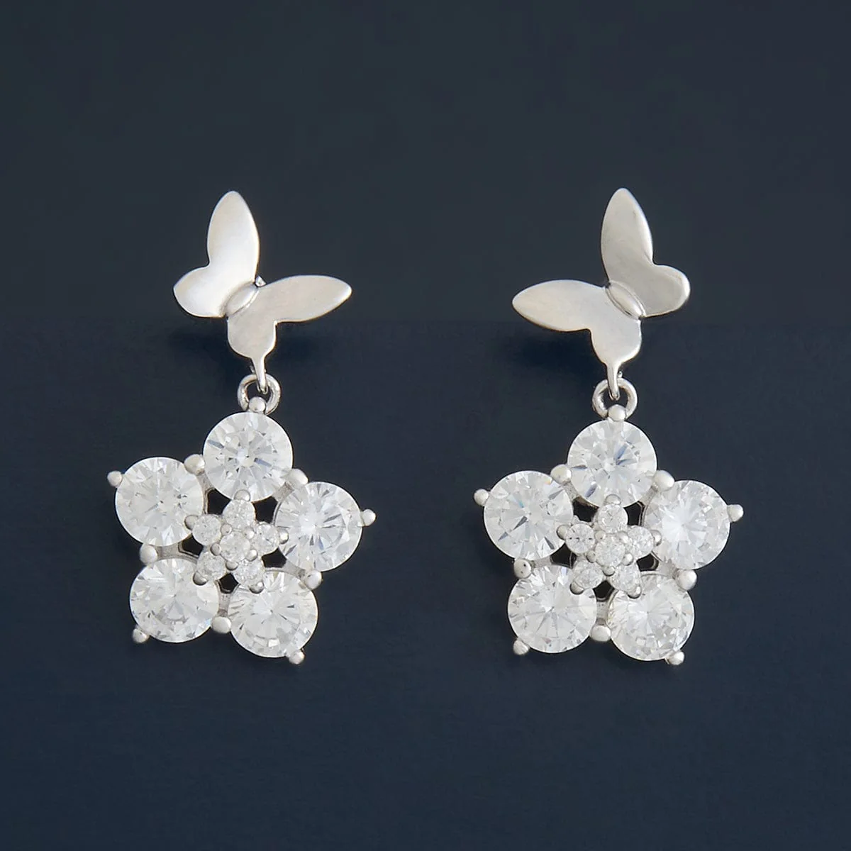 92.5 Silver Earring 180591 - Image 7