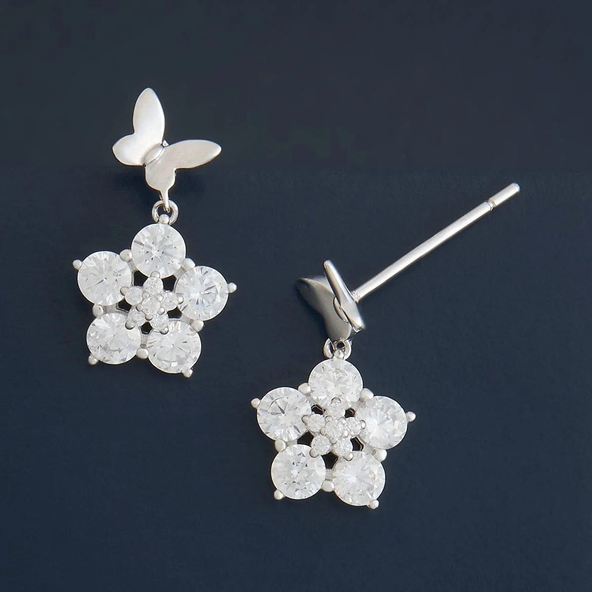 92.5 Silver Earring 180591 - Image 8