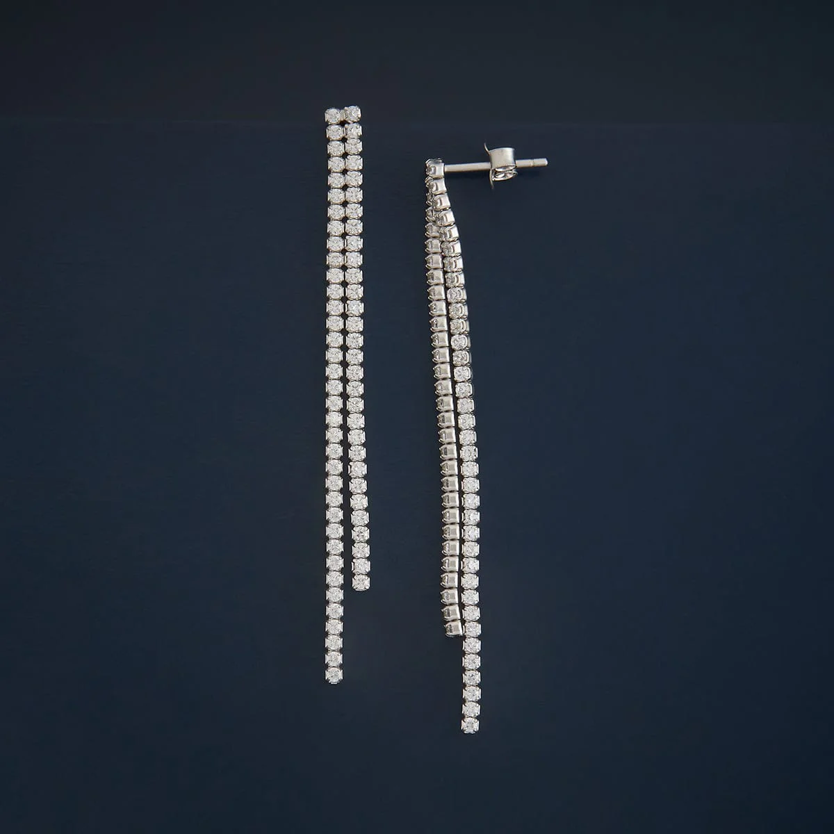92.5 Silver Earring 180600 - Image 3