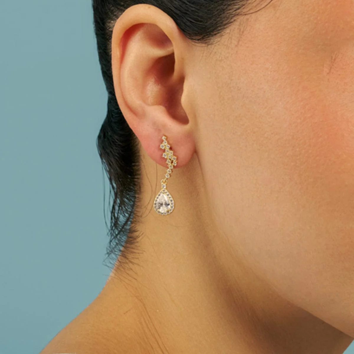 92.5 Silver Earring 180602 - Image 2