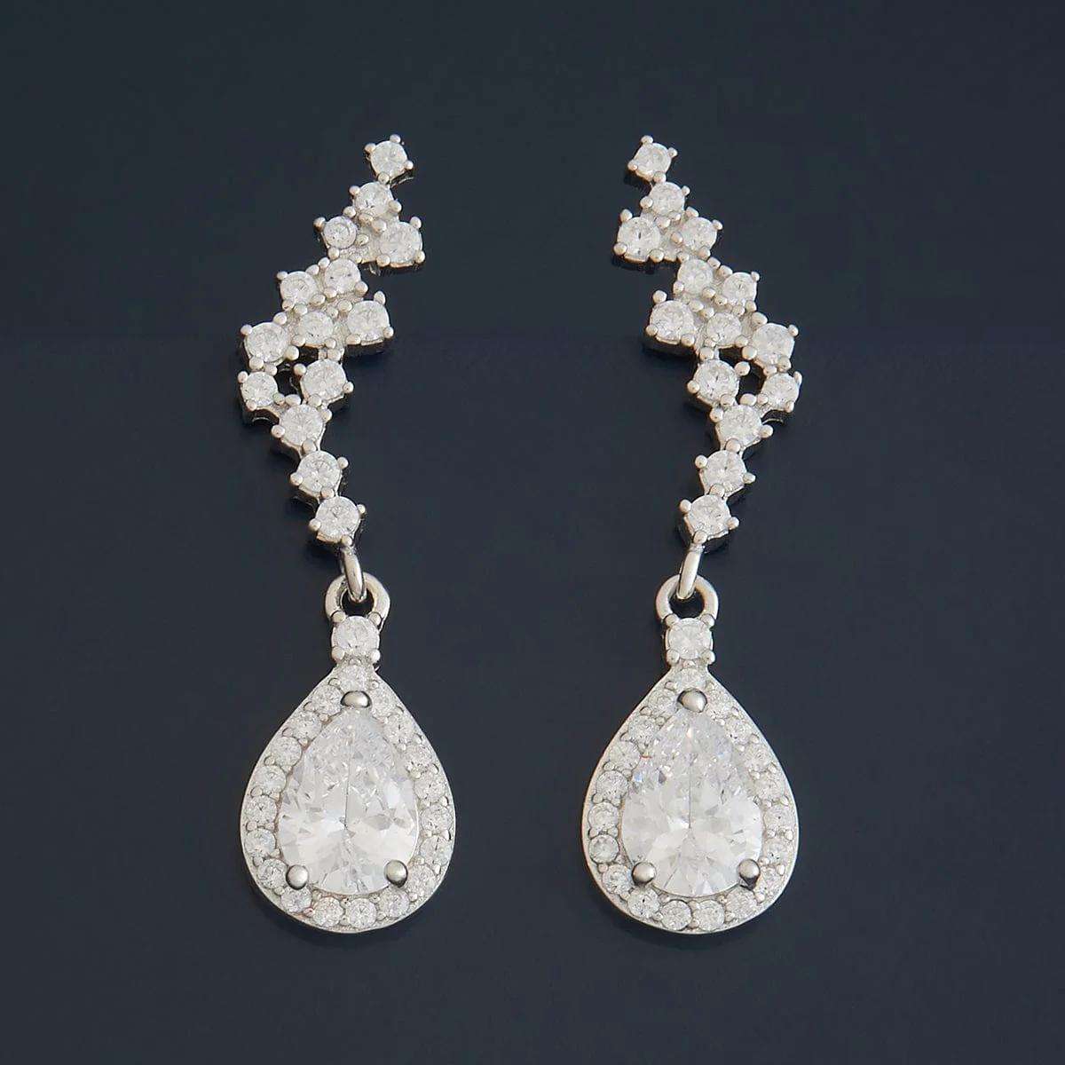 92.5 Silver Earring 180602 - Image 6
