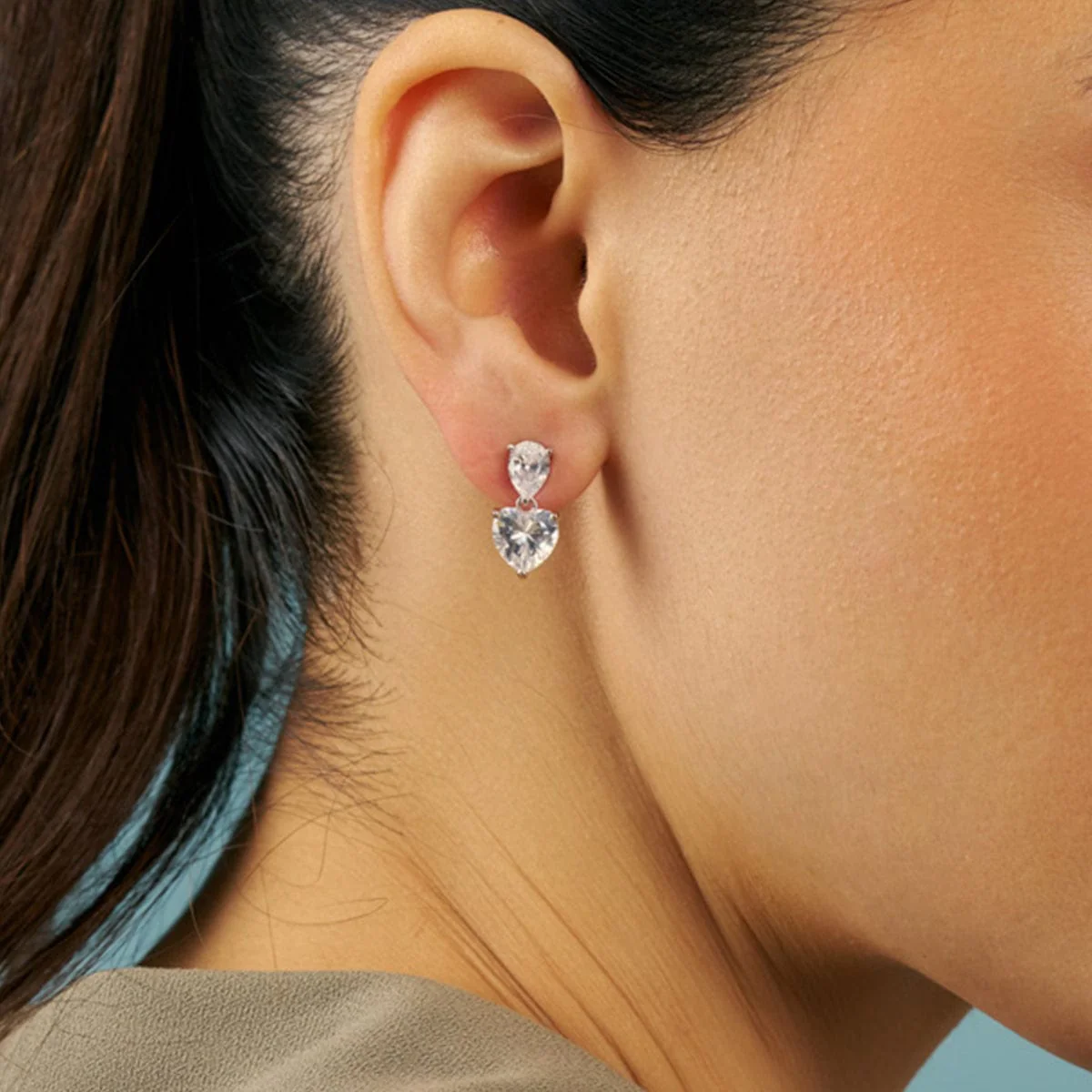 92.5 Silver Earring 180603 - Image 2