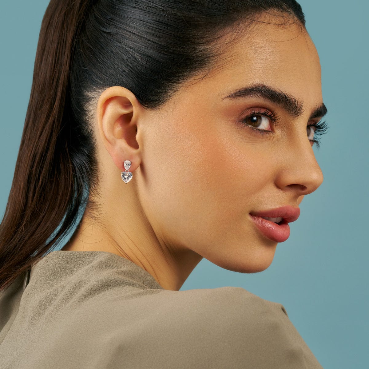 92.5 Silver Earring 180603 - Image 3