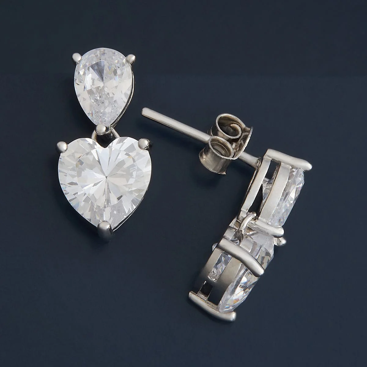 92.5 Silver Earring 180603 - Image 4