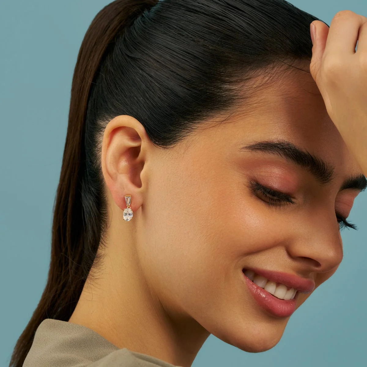 92.5 Silver Earring 180605 - Image 3