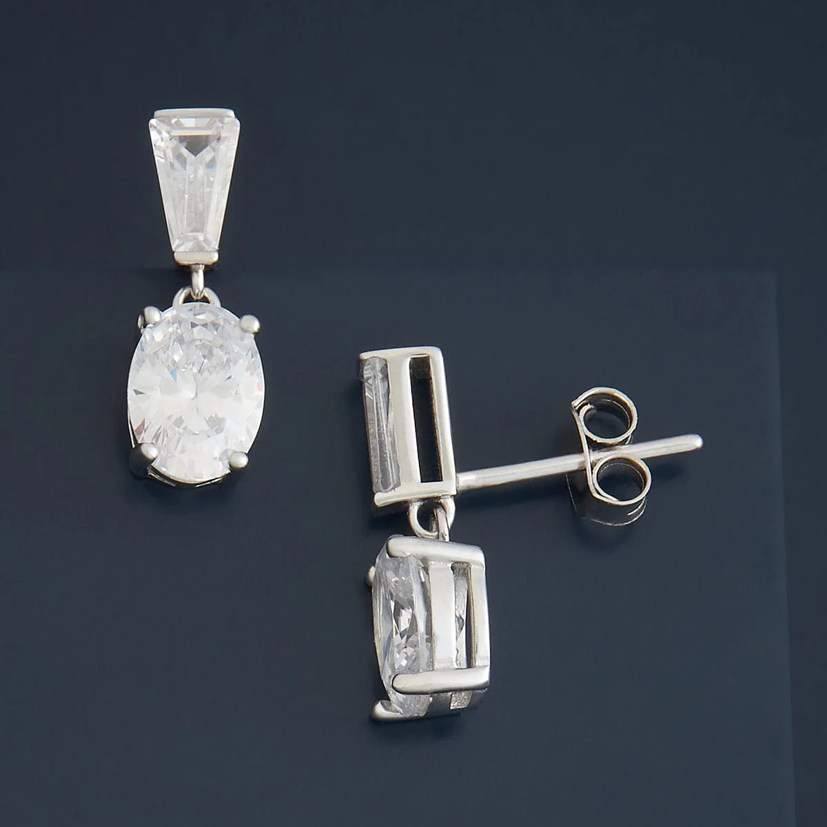 92.5 Silver Earring 180605 - Image 7