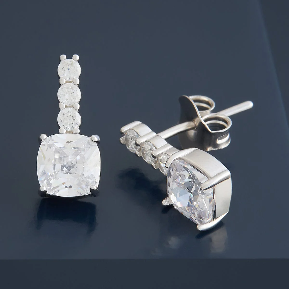 92.5 Silver Earring 180608 - Image 7