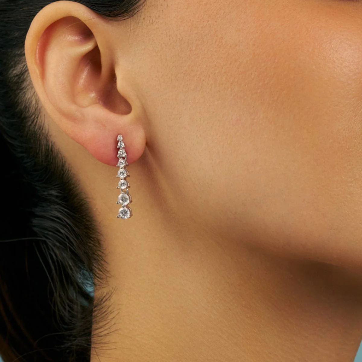 92.5 Silver Earring 180616 - Image 2