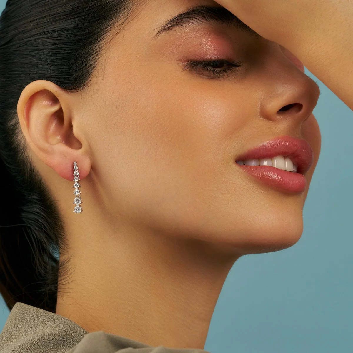 92.5 Silver Earring 180616 - Image 3