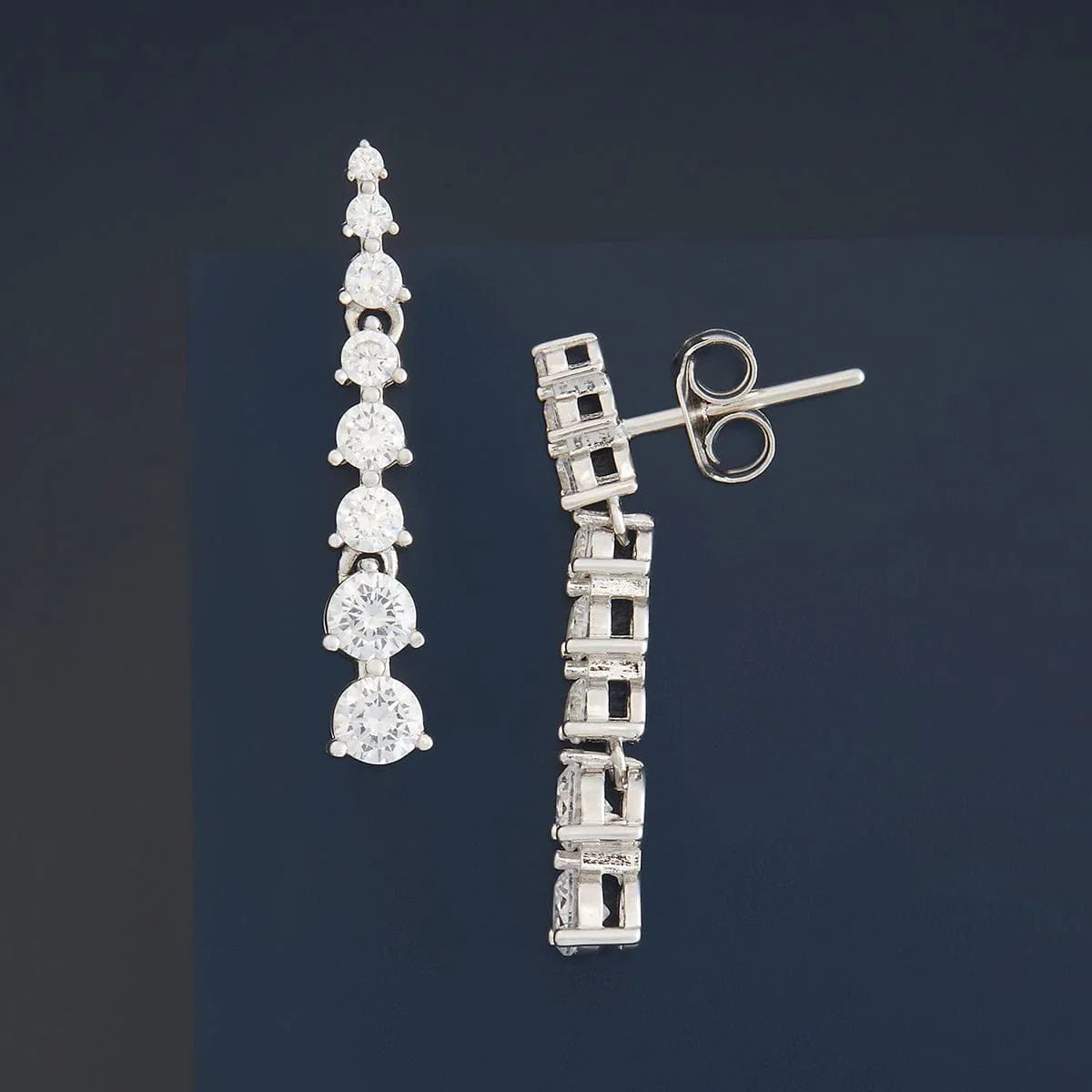 92.5 Silver Earring 180616 - Image 7