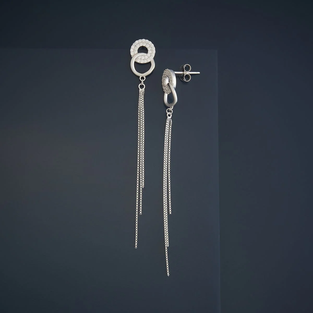 92.5 Silver Earring 180621 - Image 3