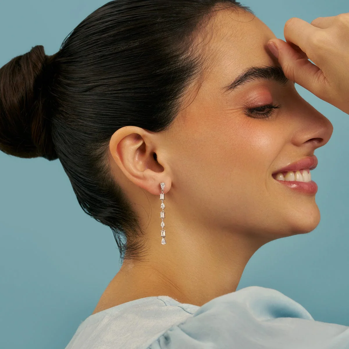 92.5 Silver Earring 180624 - Image 3