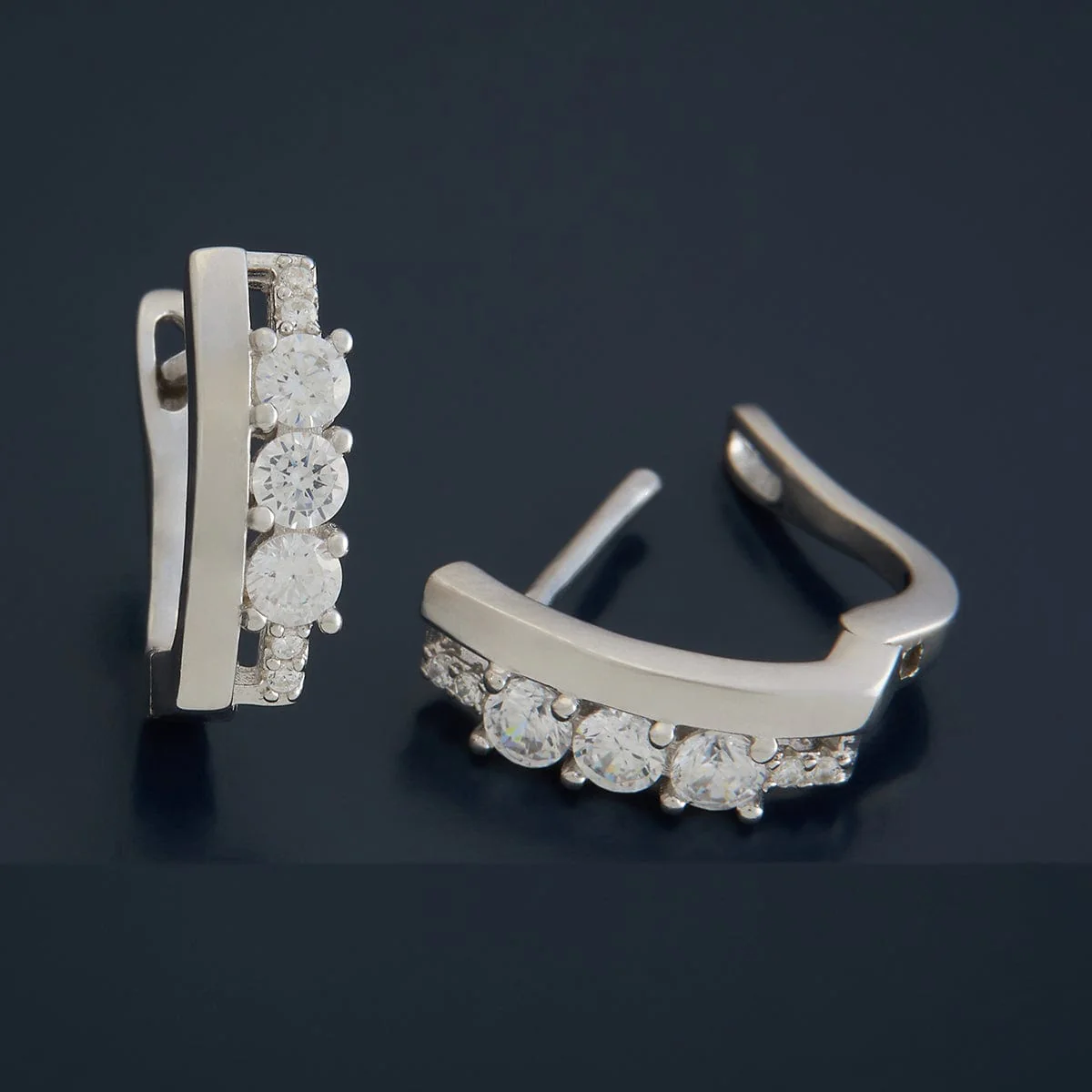 92.5 Silver Earring 180647 - Image 8