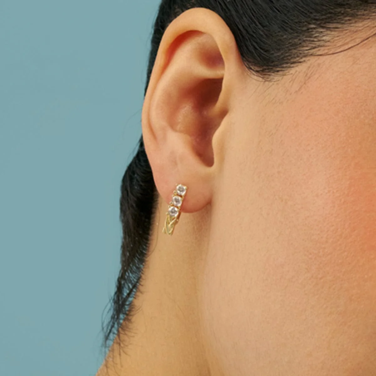 92.5 Silver Earring 180652 - Image 2